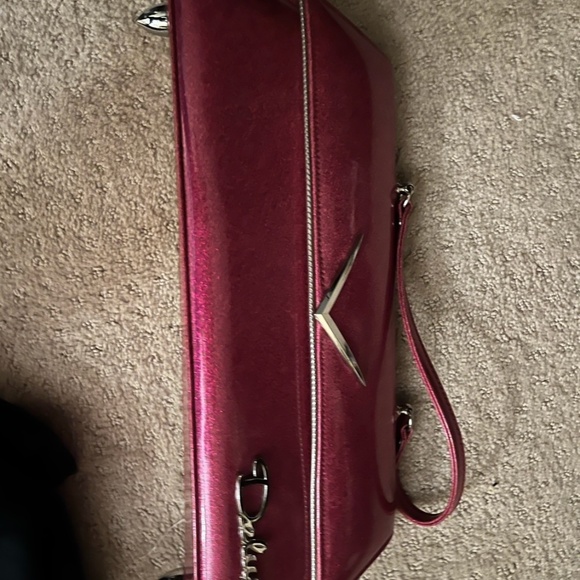 Used 1x REVAMP PRODUCTION Couture VTG retro warm pink metallic shiny. No flaws - Picture 1 of 9